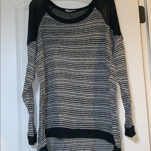 Cute Grey and White Sweater